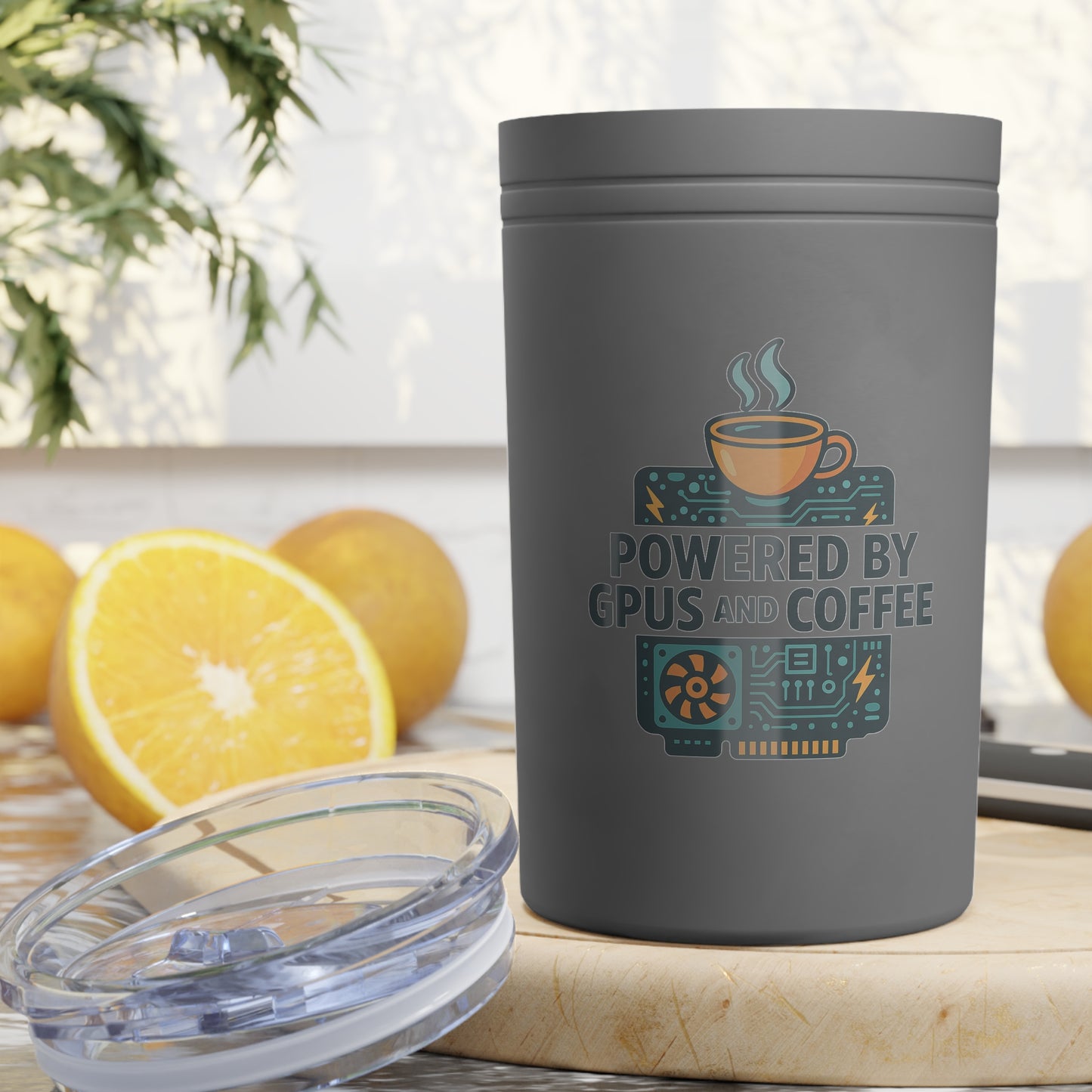 Vacuum Insulated Mug - Powered by GPUs & Coffee