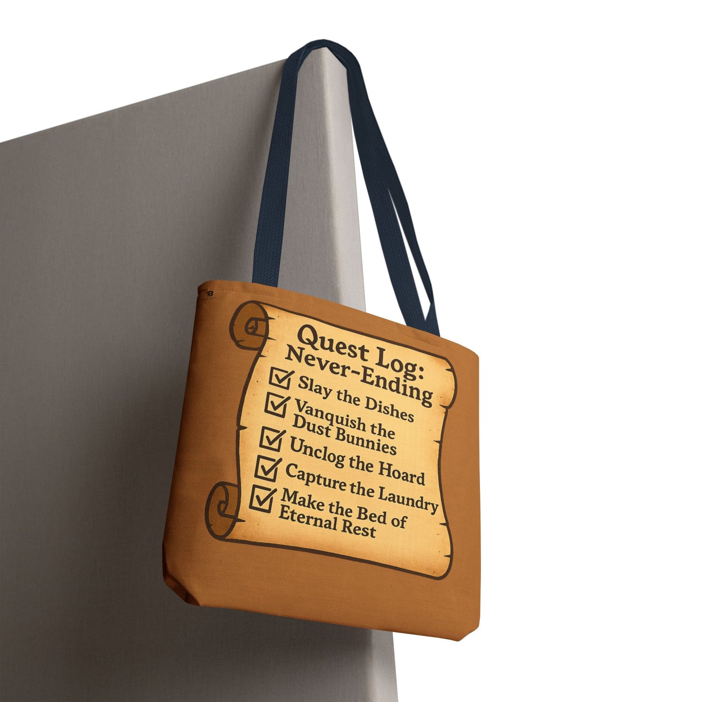 Quest Log Tote Bag for Gamers & Households