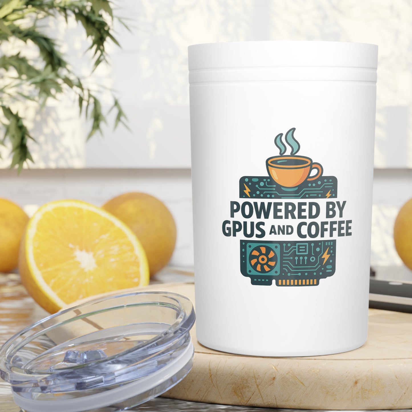 Vacuum Insulated Mug - Powered by GPUs & Coffee