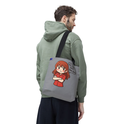 Tote Bag – "It's Not Like I Like You" Cute Character Design