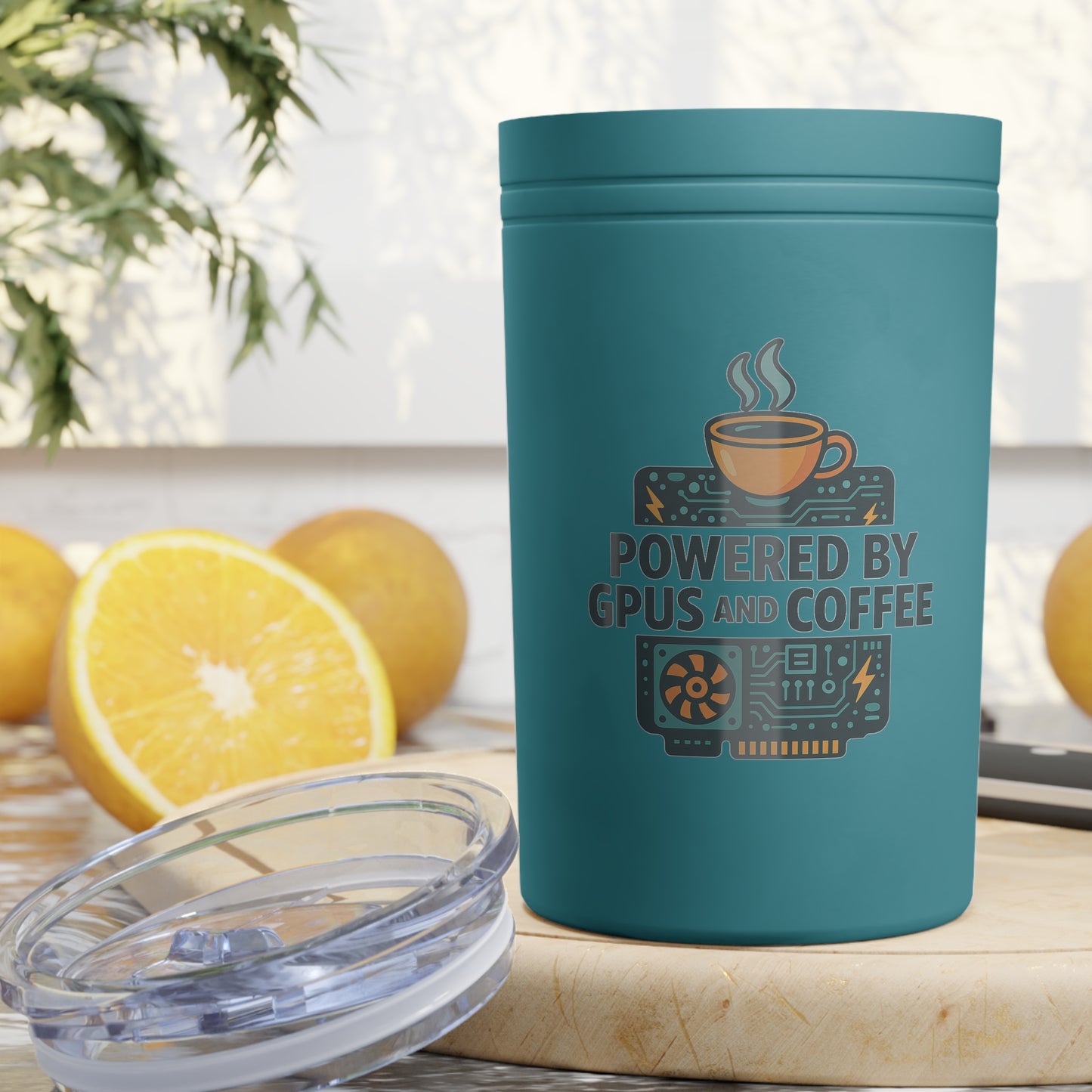 Vacuum Insulated Mug - Powered by GPUs & Coffee