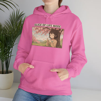 Slice of Life Mode Hoodie – Cozy Unisex Heavy Blend Sweatshirt
