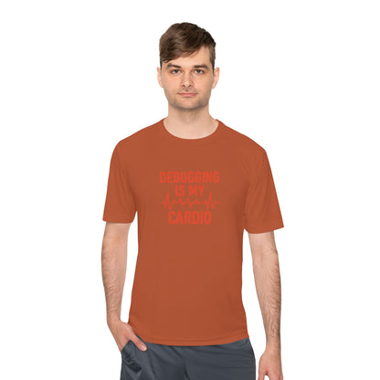 Debugging Is My Cardio Unisex Moisture Wicking Tee