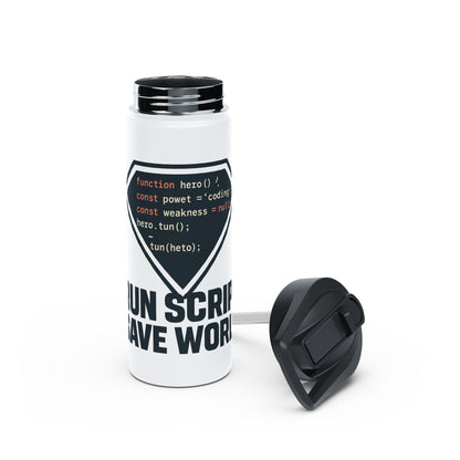 JavaScript Code Stainless Steel Water Bottle