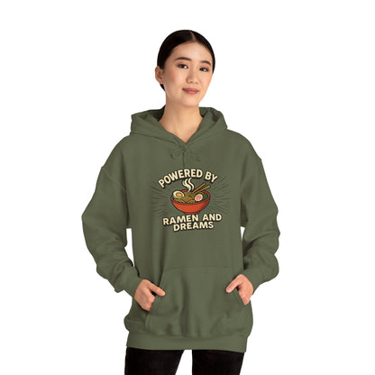 Powered by Ramen and Dreams Hoodie - Unisex Heavy Blend™ Sweatshirt