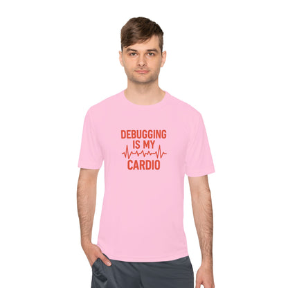 Debugging Is My Cardio Unisex Moisture Wicking Tee