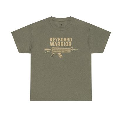 Keyboard Warrior Unisex Heavy Cotton Tee | Gaming & Meme Culture Apparel