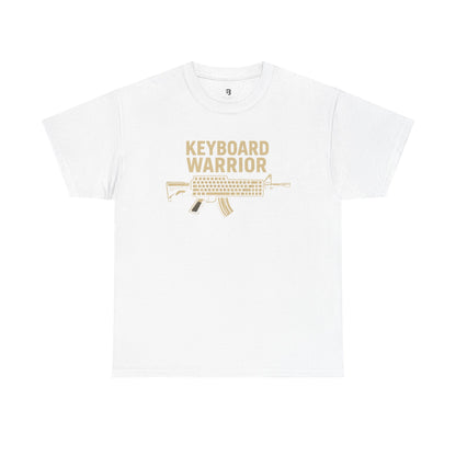 Keyboard Warrior Unisex Heavy Cotton Tee | Gaming & Meme Culture Apparel