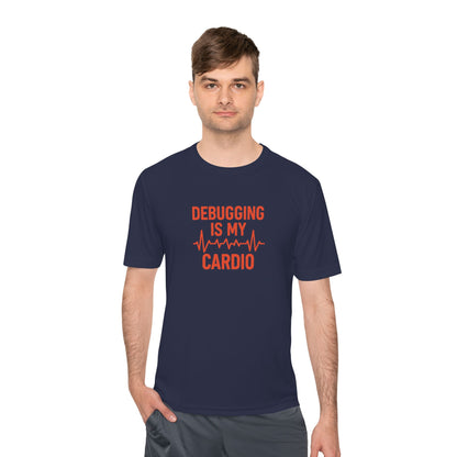 Debugging Is My Cardio Unisex Moisture Wicking Tee