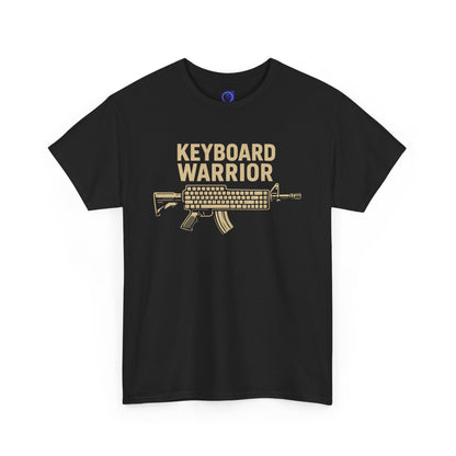 Keyboard Warrior Unisex Heavy Cotton Tee | Gaming & Meme Culture Apparel