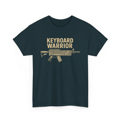 Keyboard Warrior Unisex Heavy Cotton Tee | Gaming & Meme Culture Apparel