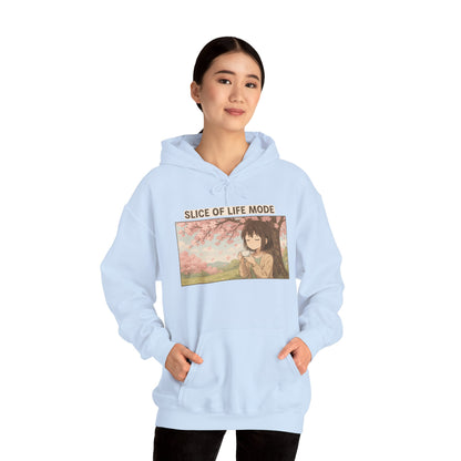 Slice of Life Mode Hoodie – Cozy Unisex Heavy Blend Sweatshirt