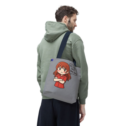 Tote Bag – "It's Not Like I Like You" Cute Character Design