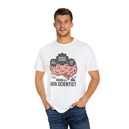 Brain of a Data Scientist - Unisex Garment-Dyed T-shirt