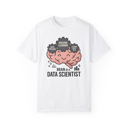 Brain of a Data Scientist - Unisex Garment-Dyed T-shirt