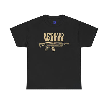 Keyboard Warrior Unisex Heavy Cotton Tee | Gaming & Meme Culture Apparel