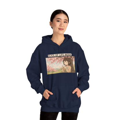 Slice of Life Mode Hoodie – Cozy Unisex Heavy Blend Sweatshirt