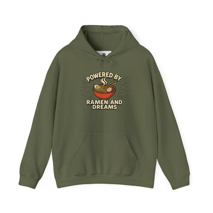 Powered by Ramen and Dreams Hoodie - Unisex Heavy Blend™ Sweatshirt