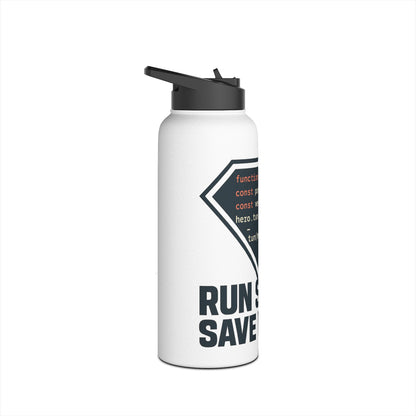 JavaScript Code Stainless Steel Water Bottle