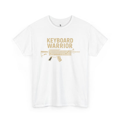 Keyboard Warrior Unisex Heavy Cotton Tee | Gaming & Meme Culture Apparel