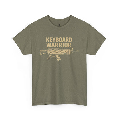 Keyboard Warrior Unisex Heavy Cotton Tee | Gaming & Meme Culture Apparel