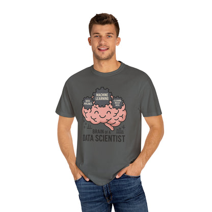 Brain of a Data Scientist - Unisex Garment-Dyed T-shirt