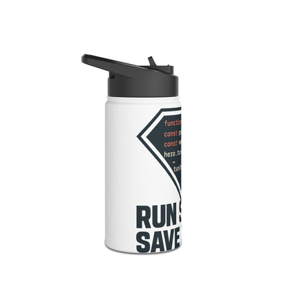 JavaScript Code Stainless Steel Water Bottle