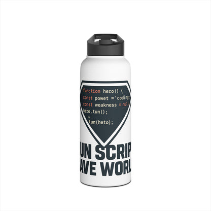 JavaScript Code Stainless Steel Water Bottle