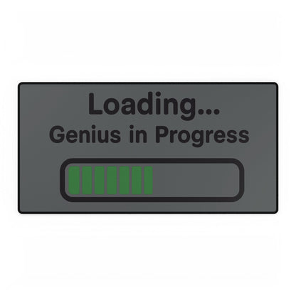 Loading Genius in Progress - Desk Mat