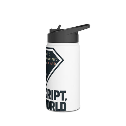 JavaScript Code Stainless Steel Water Bottle